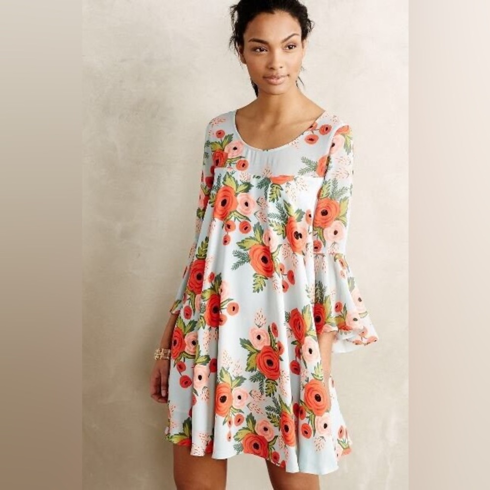Fluttery Blooms Swing Dress